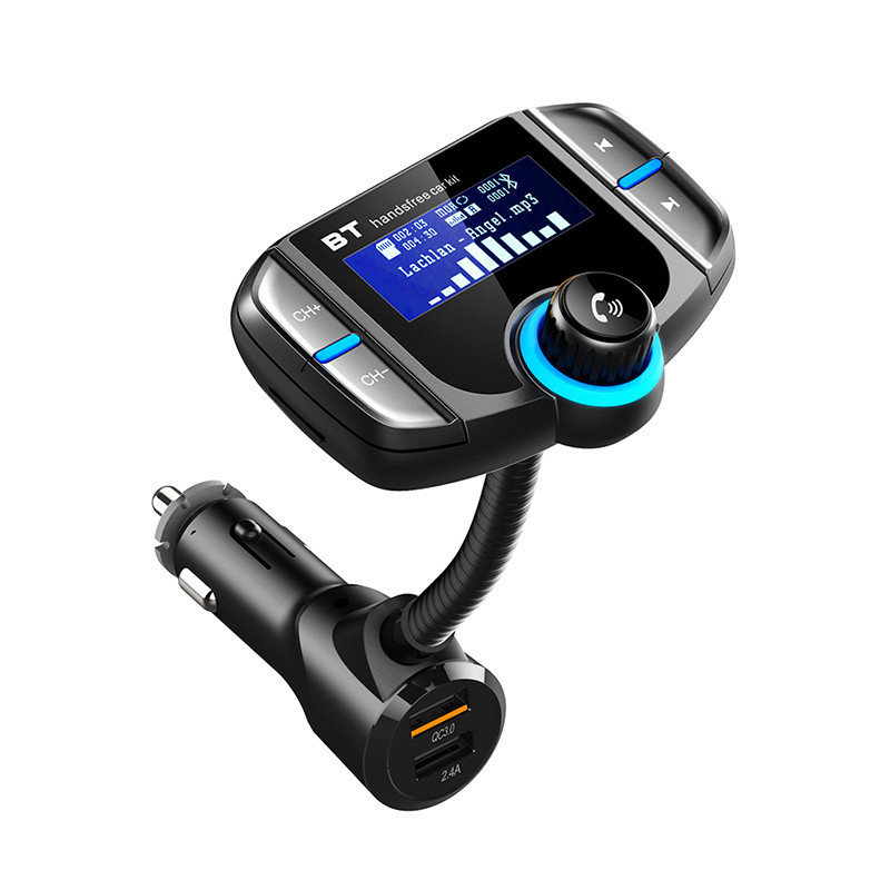 Ape Basics: Bluetooth FM Transmitter Car Charger With Built In Display image