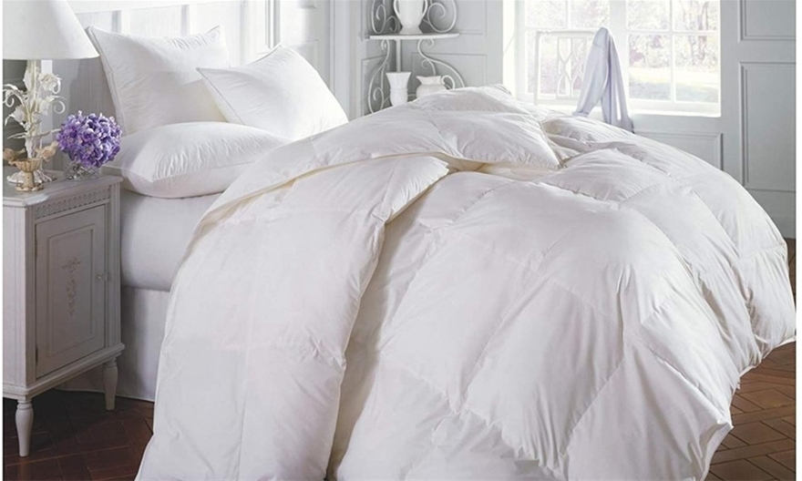Royal Comfort: Goose Feather & Down Quilt - Queen (500GSM) image