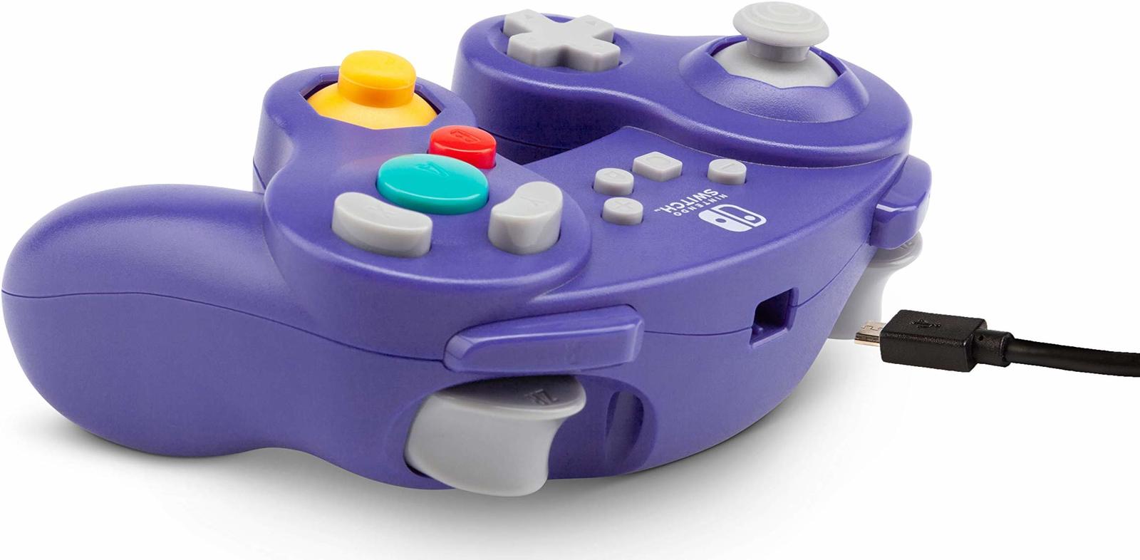 Nintendo Switch Wired GameCube Controller - Purple for Switch image