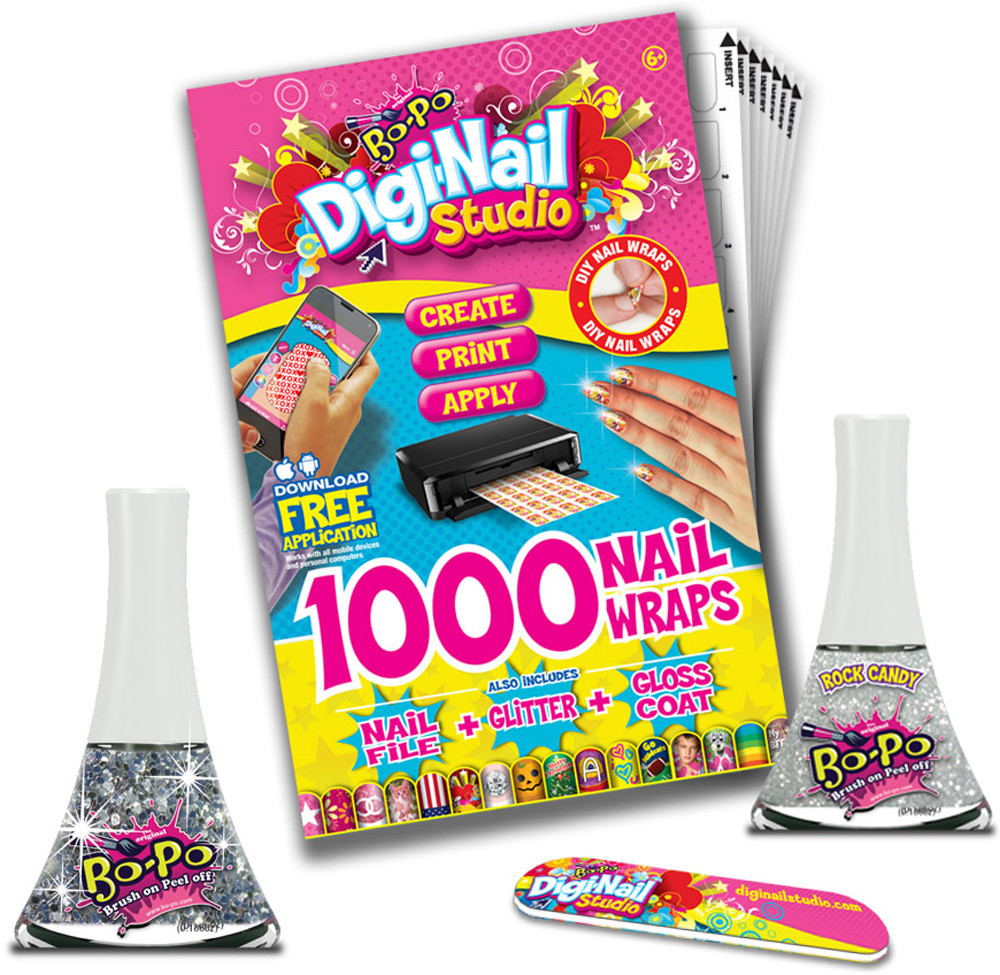 Bo-Po Peel-Off Nail Colour: Digi-Nails Starter Pack