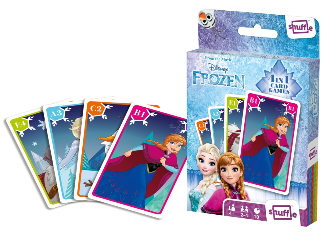 Shuffle: 4-In-1 Card Games - Frozen