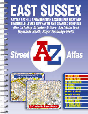 A-Z East Sussex Street Atlas image