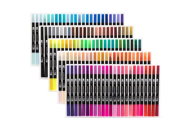 Buy Dual Tip Markers 120 Piece Set At Mighty Ape Australia