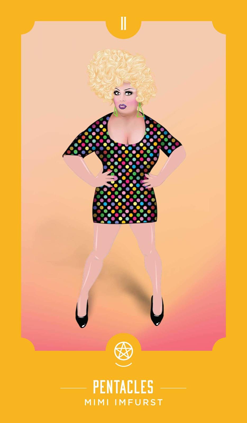 RuPaul's Drag Race Tarot Cards by Paul Borchers image