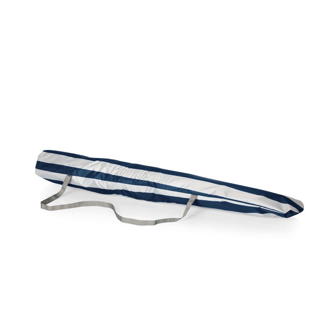 Picnic Time: Brolly Beach Umbrella Tent (Navy and White Stripe) image