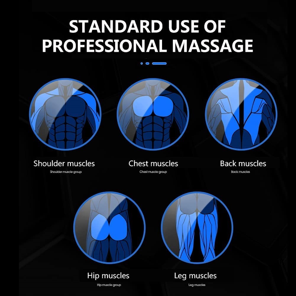 Electric Muscle Massage Gun Carbon Fibre at Mighty Ape NZ