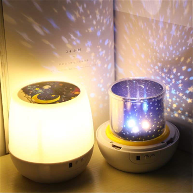 Multifunctional Projector Lamp Night Light Star