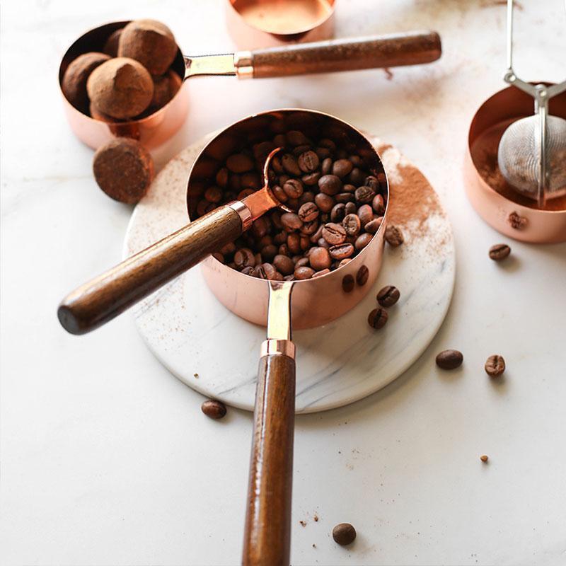 Ape Basics: Copper Plated Rose Gold Measuring Cups image