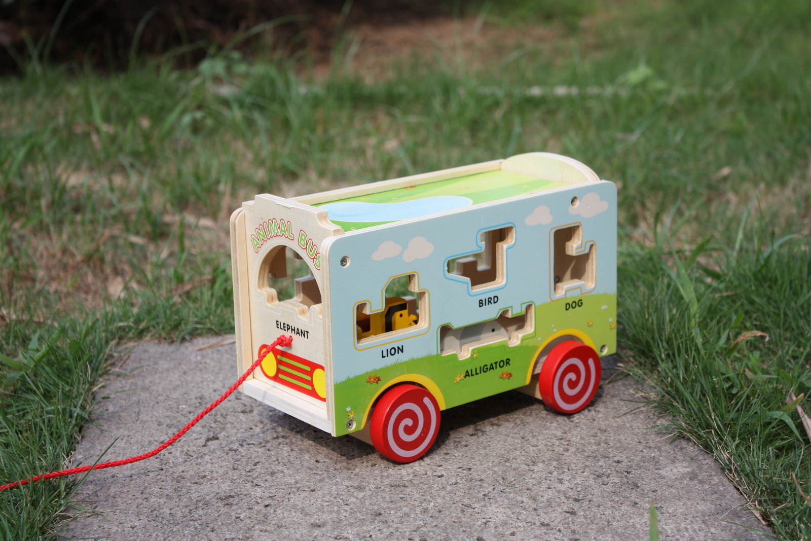 Buy Wooden Block Bus Shape Sorter at Mighty Ape NZ
