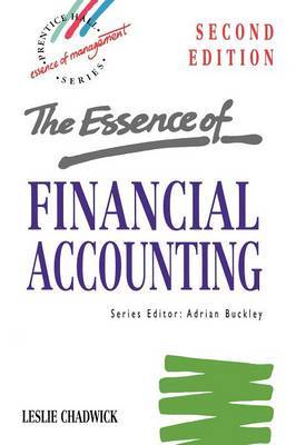 Essence Financial Accounting by Chadwick image