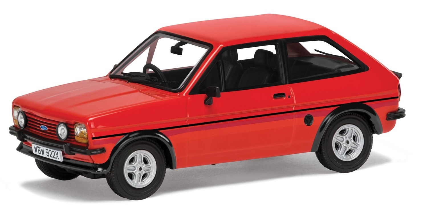 Corgi: 1/43 Ford Fiesta Mk1 Supersport 'Sunburst Red' - Diecast Model