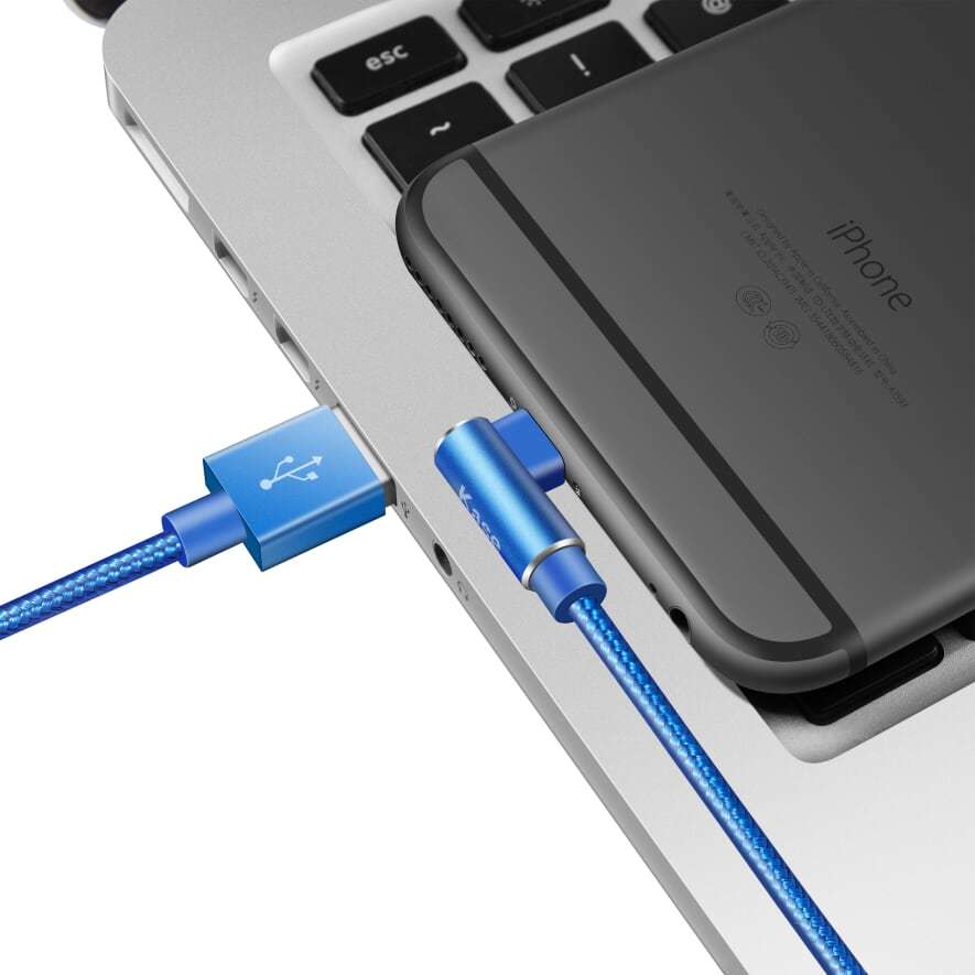 Kase Stay Charged iPhone Cable - In The Navy image