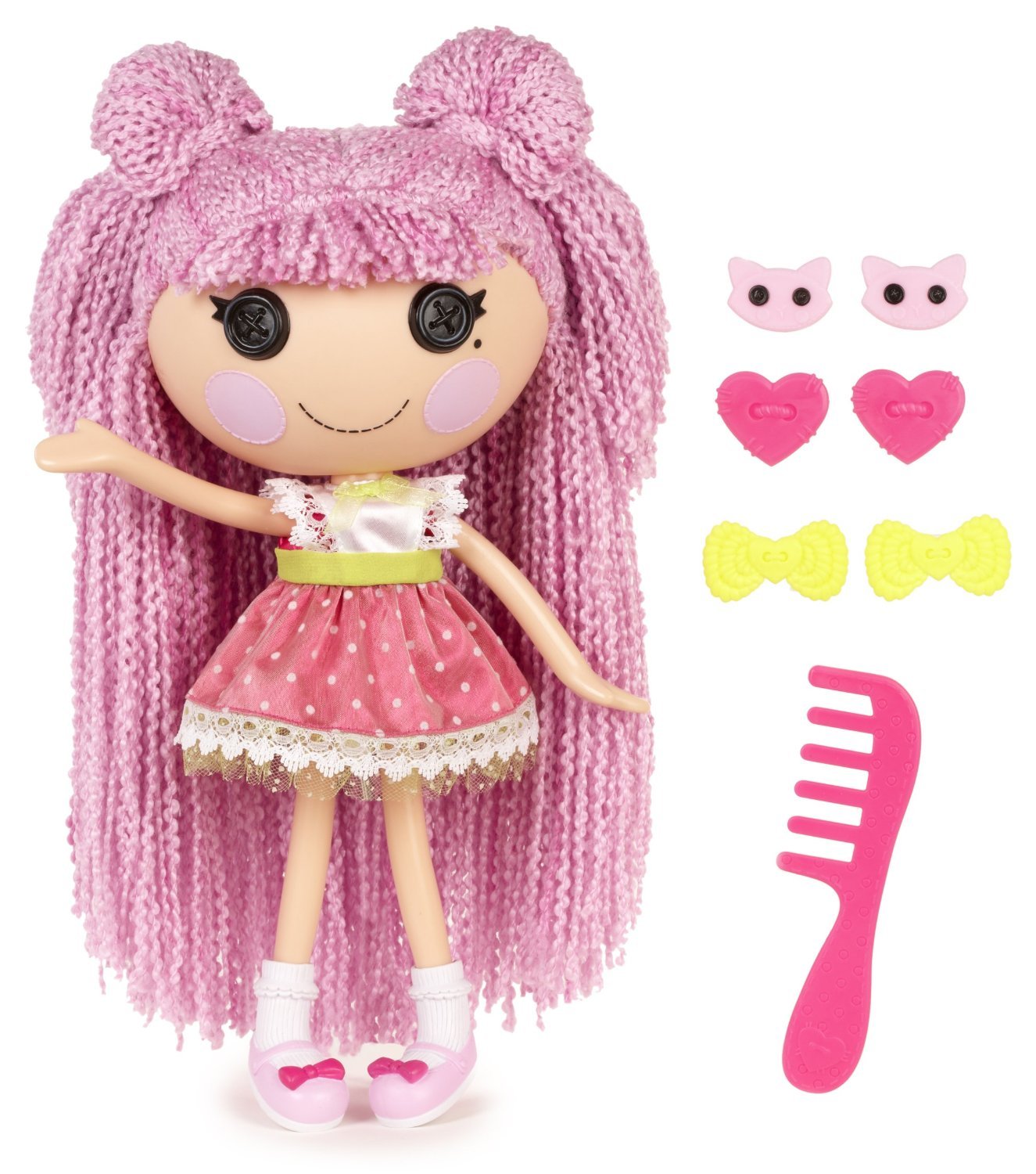 Lalaloopsy Jewel Sparkles Pink Wig Dress-Up Accessory Child Girl Toy Wig Ages 3+