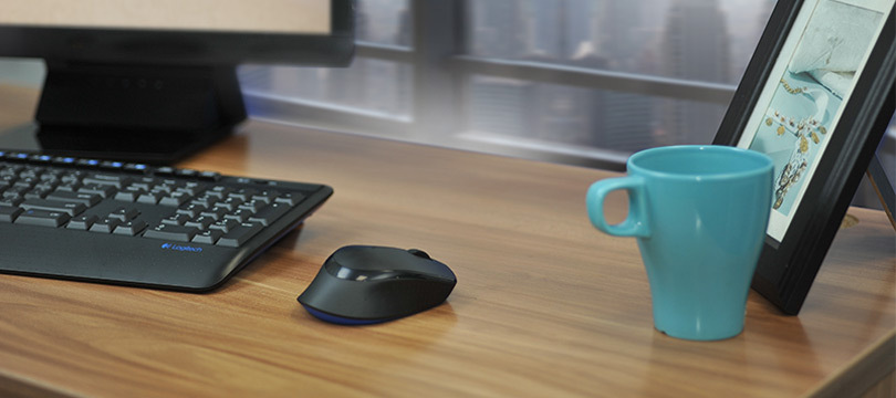 Logitech MK345 Wireless Desktop Kit - Keyboard & Mouse Combo image