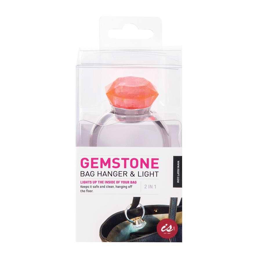 Gemstone Handbag Hanger & Light