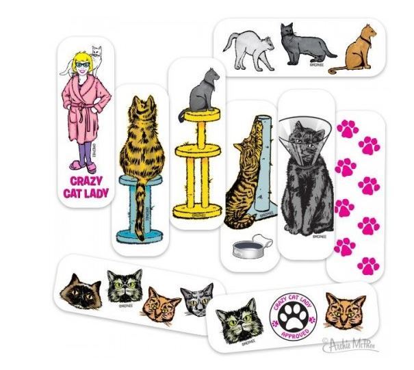 Archie McPhee - Crazy Cat Lady Bandages image