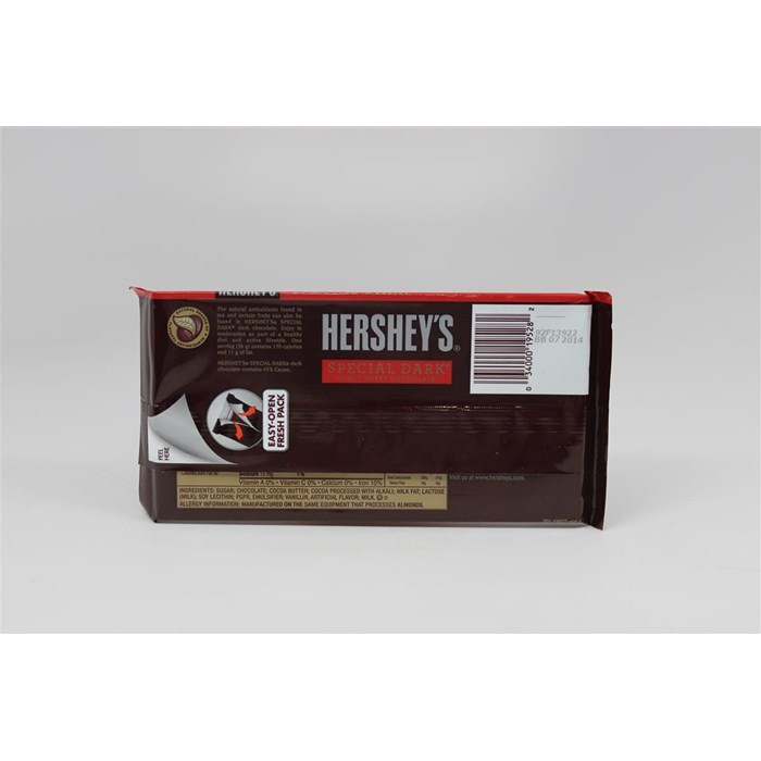 Hershey's Giant Special Dark Chocolate Bar (193g) image