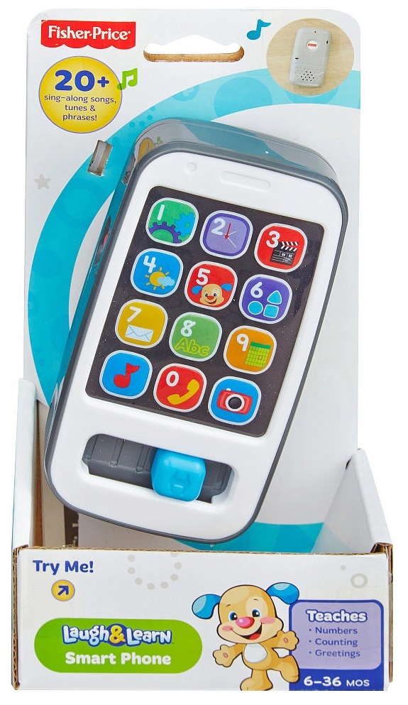 Fisher-Price: Laugh & Learn Smart Phone - Grey image
