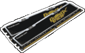 Crucial 1GB kit (512MBx2) Ballistix Tracer 184-pin DIMM (with LEDs) DDR PC4000 NON-ECC Crucial 1GB kit (512MBx2) Ballistix Tracer 184-pin DIMM (with LEDs) DDR PC4000 NON-ECC