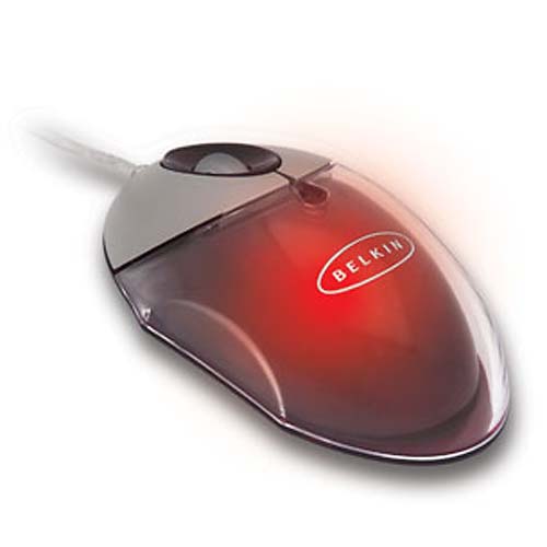 Belkin 3 Button Optical Mouse with Scroll Wheel (USB) OptiGlow image