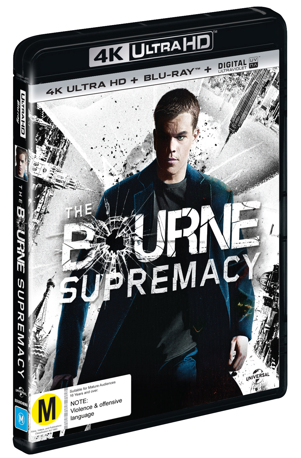 The Bourne Supremacy on Blu-ray, UHD Blu-ray