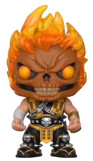 Mortal Kombat - Scorpion (Flaming Skull Ver.) Pop! Vinyl Figure image