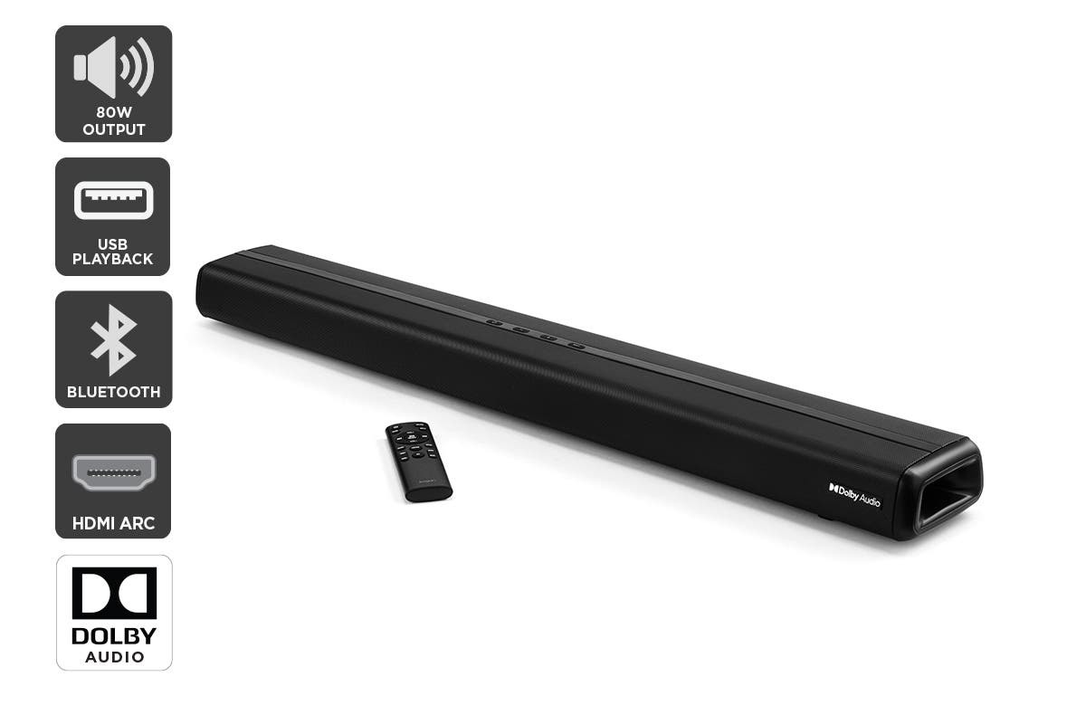 Kogan 2.1Ch 80W Dolby Soundbar with Builtin Subwoofer at Mighty Ape NZ