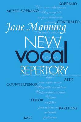 New Vocal Repertory by Jane Manning image