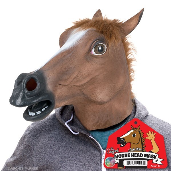 Horse Head Mask Boy's at Mighty Ape Australia