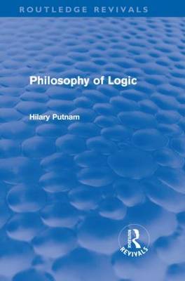 Philosophy of Logic (Routledge Revivals) image