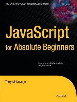 JavaScript for Absolute Beginners by Terry McNavage image