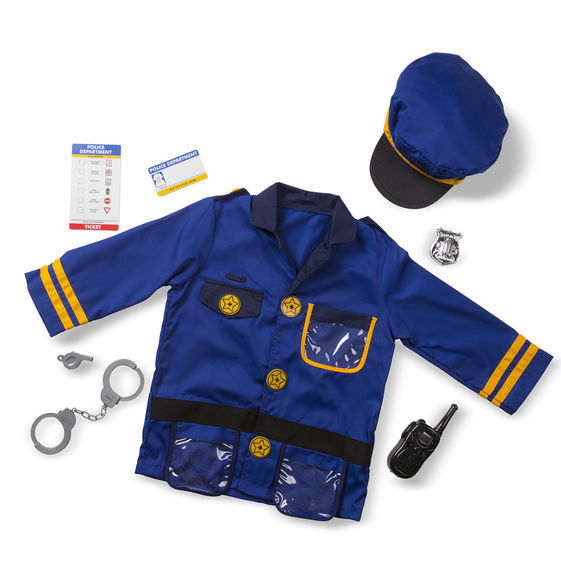 Melissa & Doug: Police Officer Costume Role Play Set