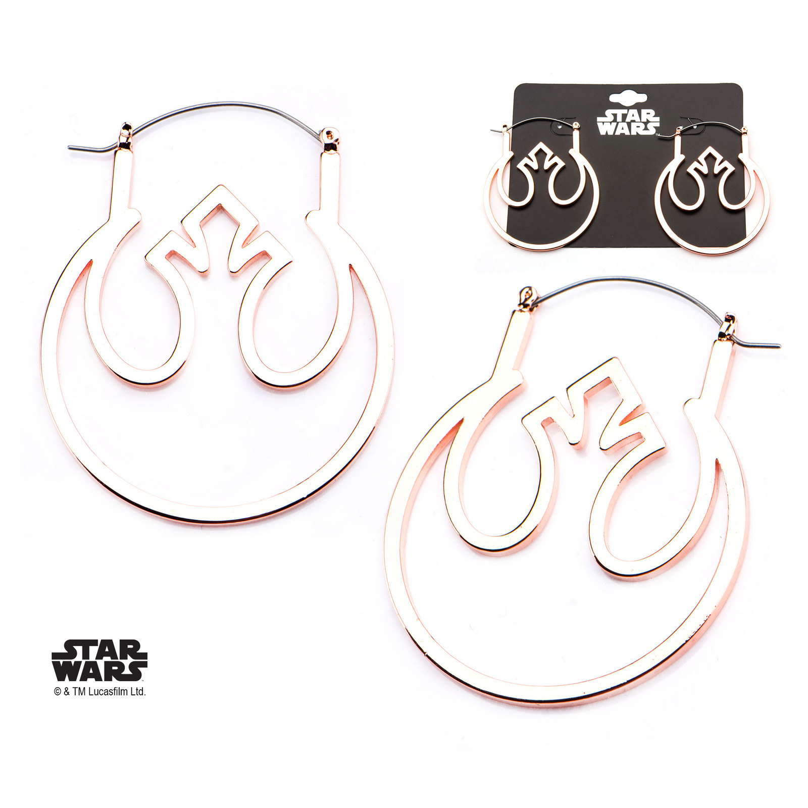 Star Wars: Rebel Symbol - Hoop Earrings