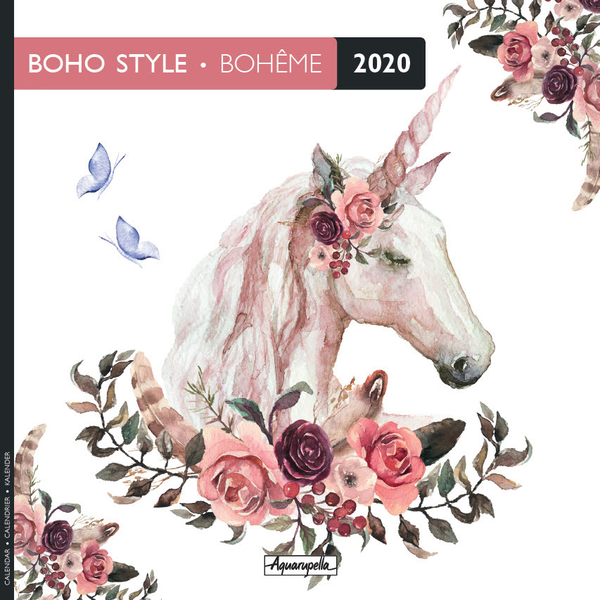 Aquarupella: 2020 Wall Calendar - Boho image
