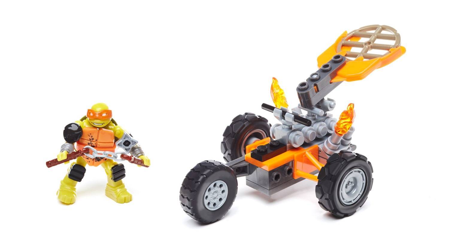 Mega Construx: TMNT - Mikey Stealth Tour Trike image