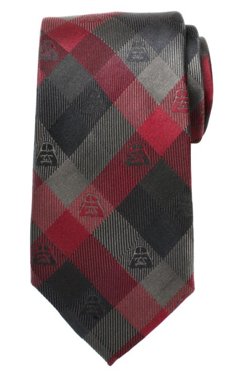 Darth Vader (Red) - Modern Plaid Tie image