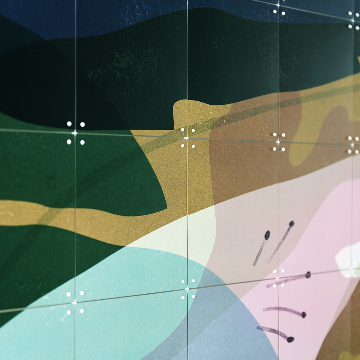 IXXI Leaves Wall Art (120cm x 160cm) at Mighty Ape NZ