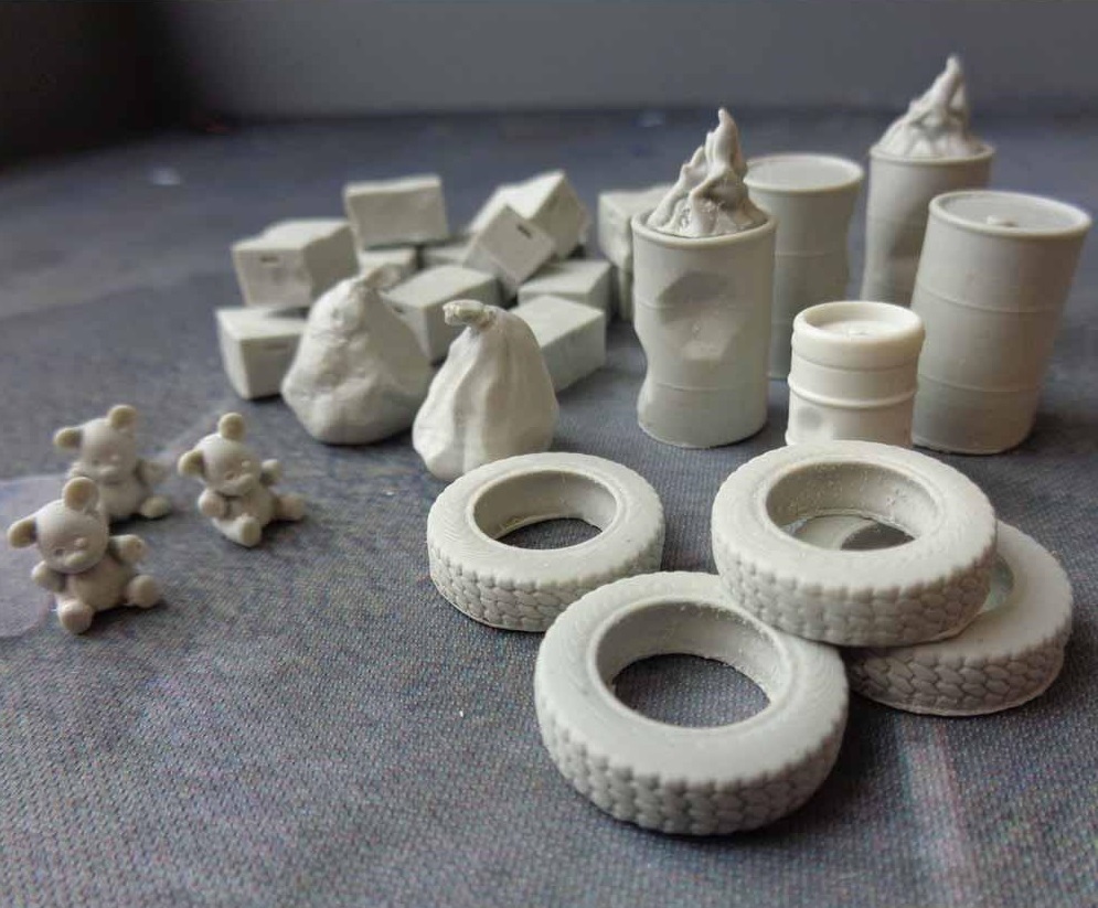 TTCombat: Tabletop Scenics - Back Alley Accessories 2 image