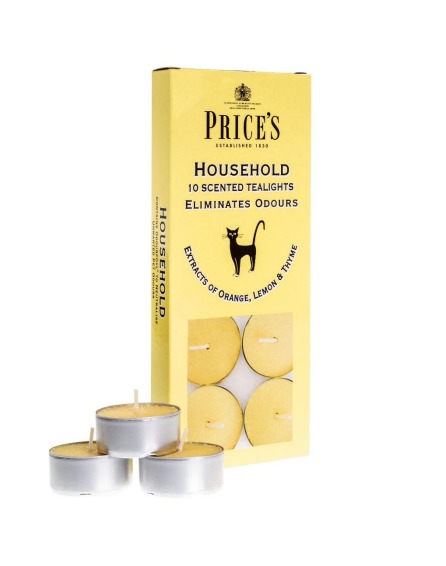 Price's Odour Eliminator Tealight Candles - Household image