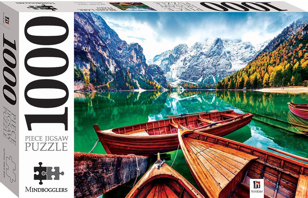 Mindbogglers: 1000-Piece Puzzle - Braies Lake, Italy image