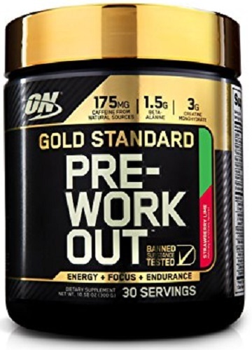 Optimum Nutrition Gold Standard Pre-Workout - Strawberry Lime (300g/ 30 Servings)