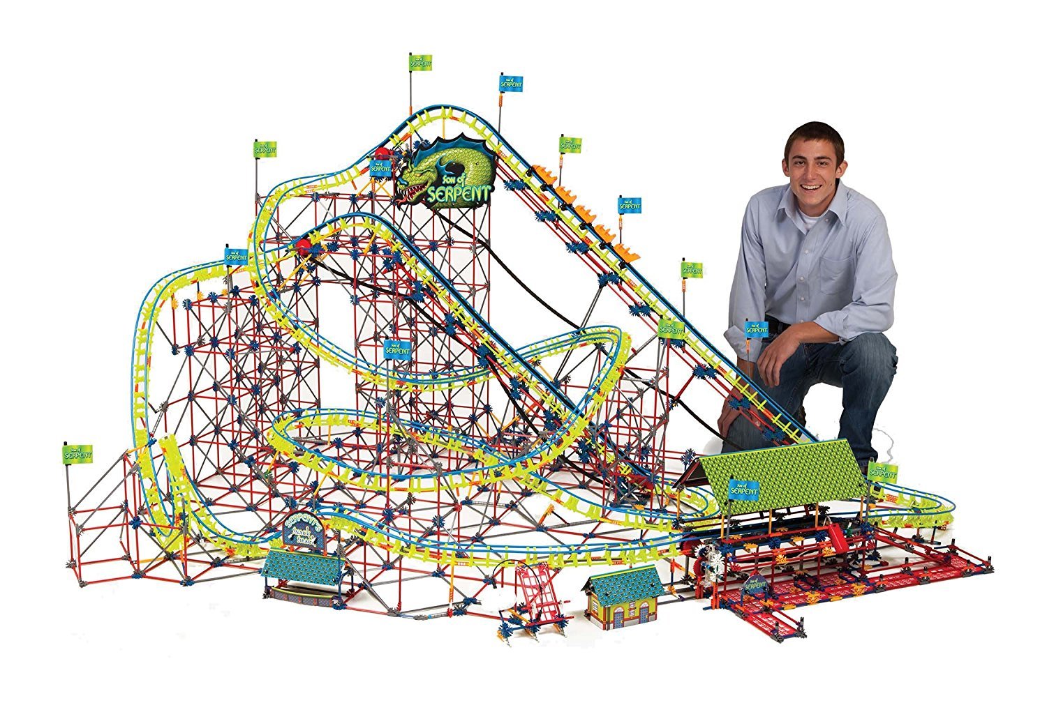 K'NEX Son of Serpent Roller Coaster image