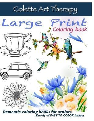 Dementia coloring books for seniors Variety of EASY TO COLOR images