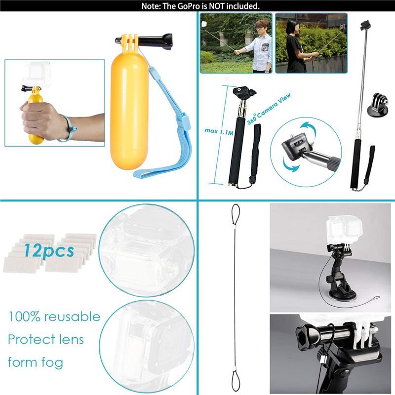 Ape Basics: 53-in-1 Action Sports Camera Accessory Kit image