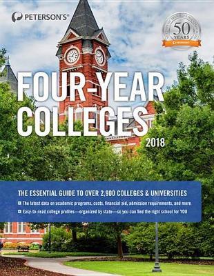 Four-Year Colleges 2018 by Peterson's image