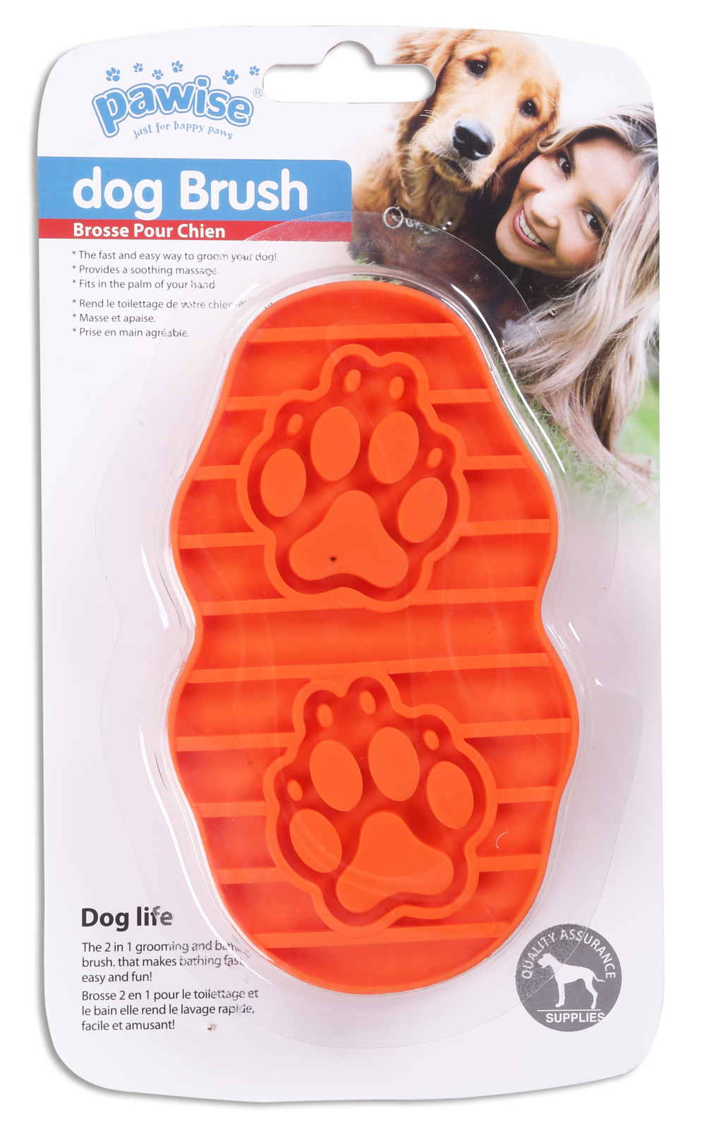 Pawise: Dog Palm Brush - 21x3.5 cm image