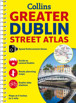 Greater Dublin Streetfinder Atlas by Collins Maps image