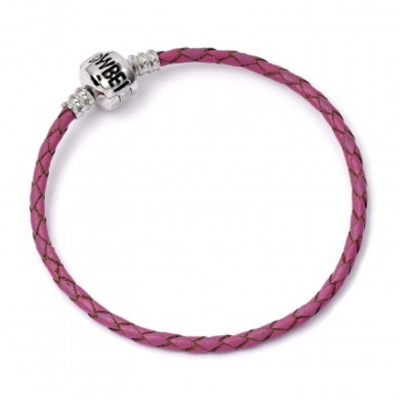 Harry Potter: Pink Leather Charm Bracelet - XS