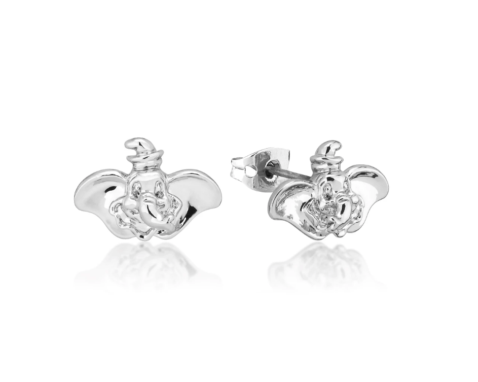 Couture Kingdom: Disney Dumbo Stud Earrings - White Gold image
