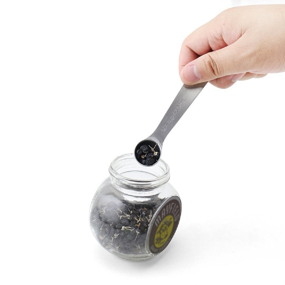 Ape Basics: Stainless Steel Measuring Spoons (Set of 6) image